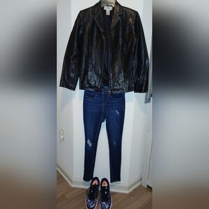 ALFANI VINTAGE JACKET PETITE SMALL